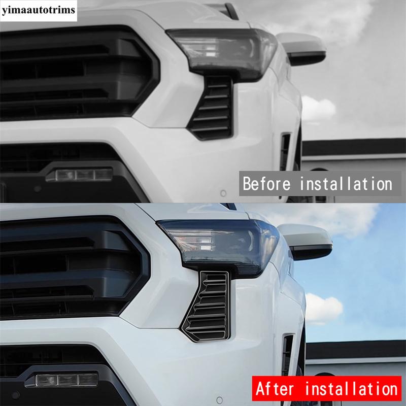 Head Light Grille Air Frame / Door Handle / Rear Tail Gate Decoration Strip Cover Trim Accessories For Toyota Tacoma 2024 2025