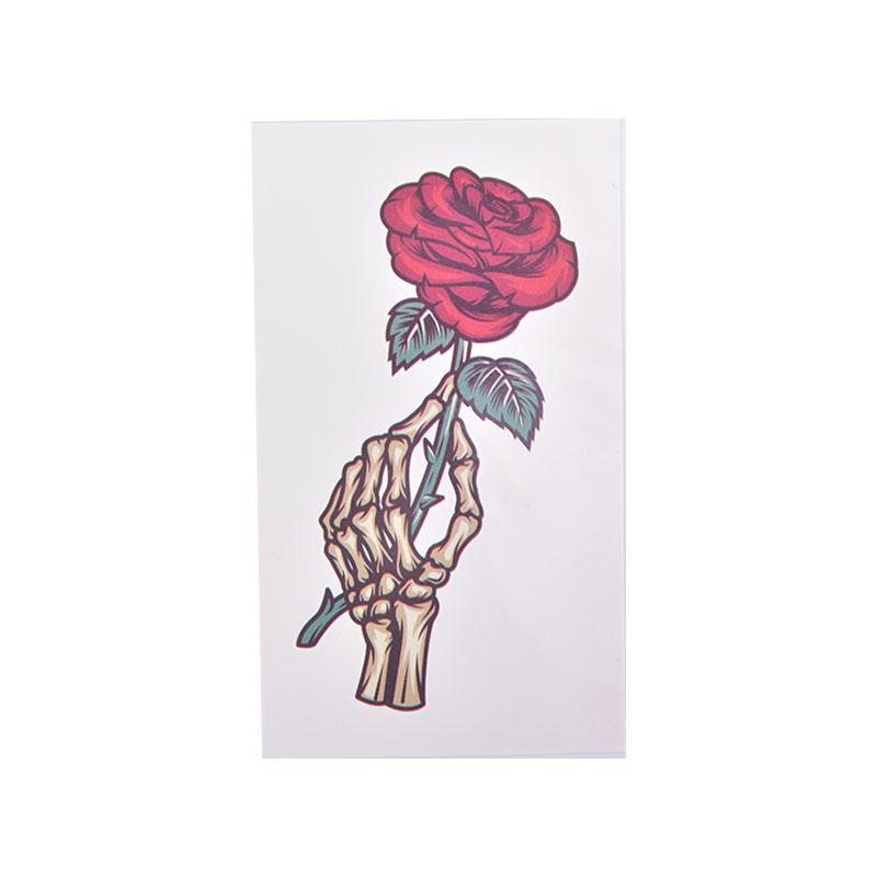 Waterproof Temporary Tattoo Stickers Beautiful Flower Rose Fake Flash Unisex
