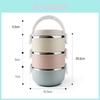 Elegant 3 Tier Stainless Steel Thermal Insulated Picnic Lunch Box For All-day Freshness