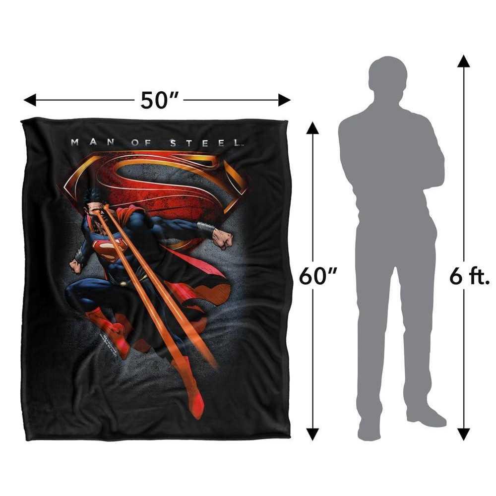 Superman Man Of Steel Symbolic Superman Soft Touch Blanket