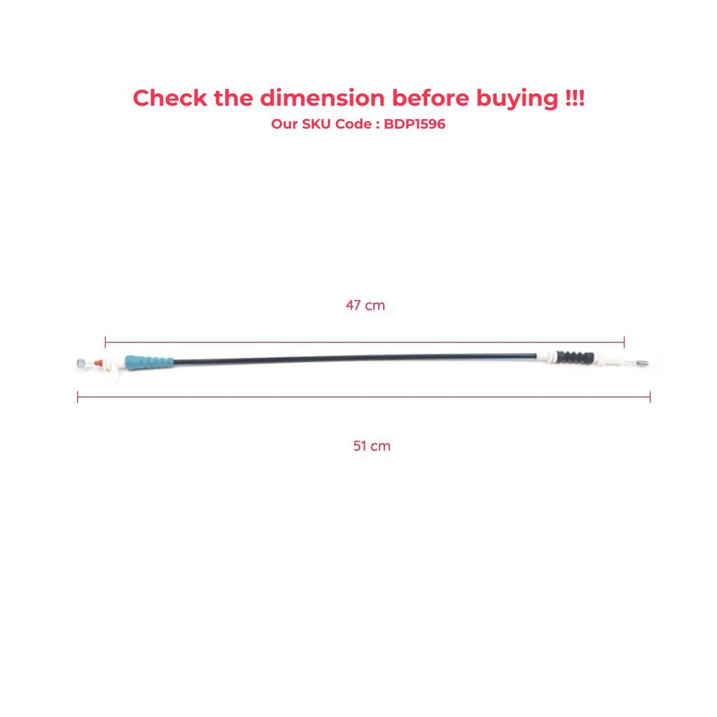 EDP1596 Front Exterior Door Handle Bowden Cable for BMW 3 Series F30 F31 F35 F80 M3 LCI 2012-2019 51217259828