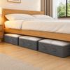 Fabric Storage Bags with Clear Window - Foldable Zipper for Clothes Blankets Bedding