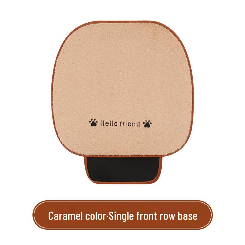 Winter Plüsch Autositzkissen aus Kaninchenfellimitat - Niedlich und warm für Haustiere