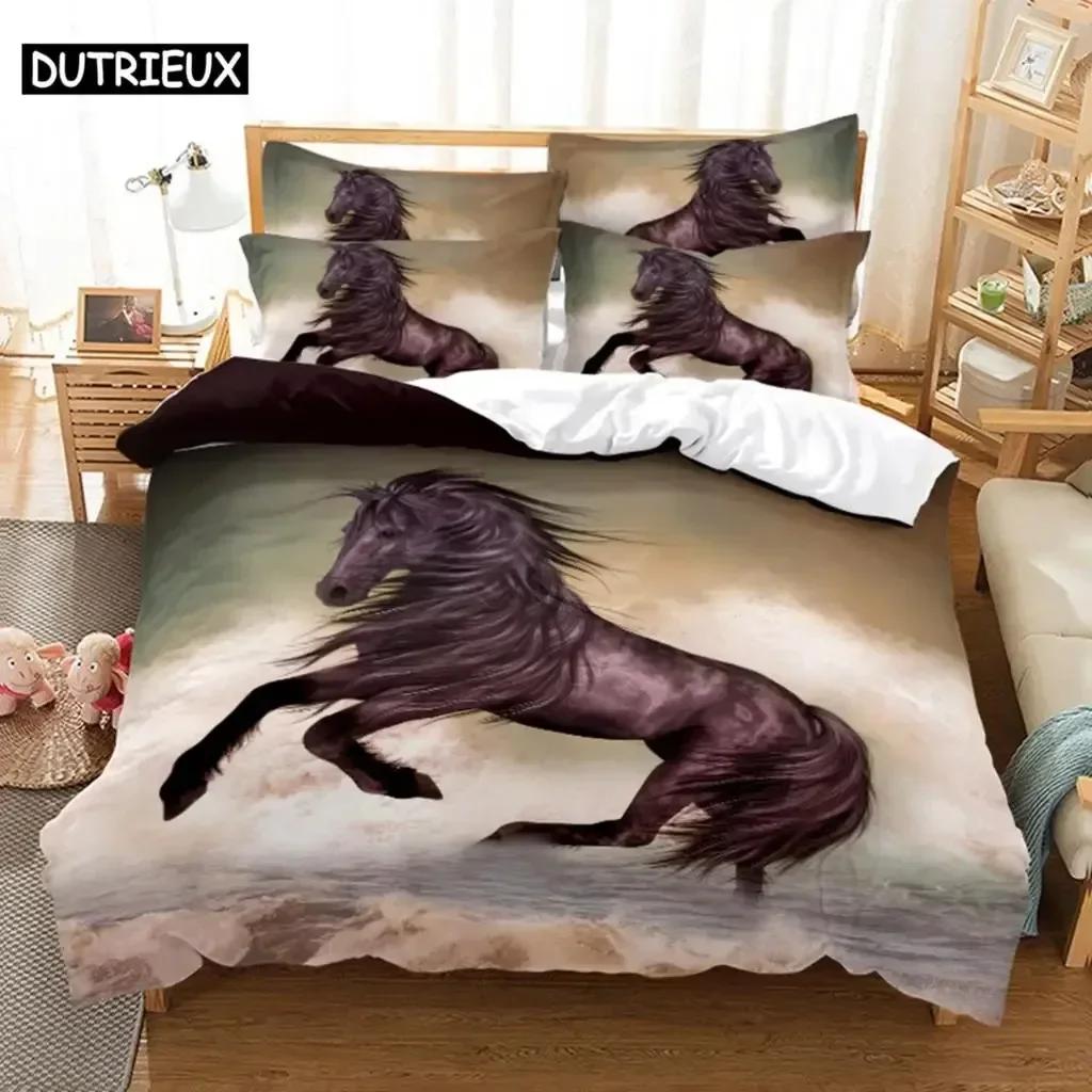 Comforter White Tiger Comfortable Duvet Bedding Set Children Bedroom Decoration Home Textile