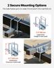 Boat Trailer Guides, 425 mm/475 mm Height Adjustable Trailers Guide, 2PCS Thickened Steel Trailer Guide-Ons with Thick Support Pads, Fits L-Beam, Box
