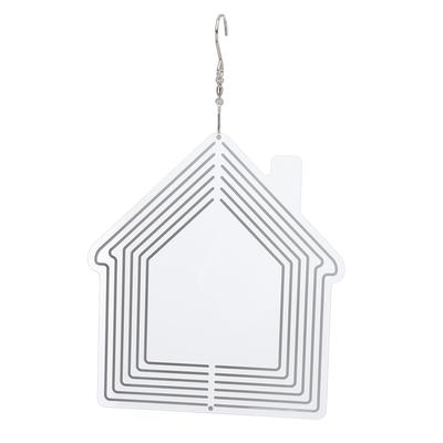 DIY Sublimation Metall Windspiel Hängend Blankes Windspiel Garten Dekorative Ornamente Haus