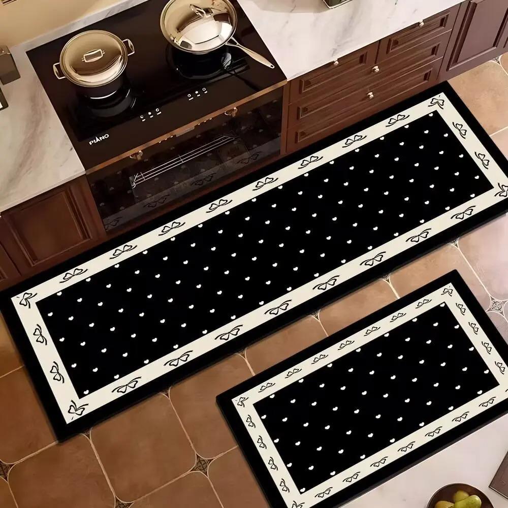 Flower Pattern Carpet Mat Rug Bowknot Typography Minimalist Modern Home Decoration Floor Mat Living Room Decoration Bedroom Rug
