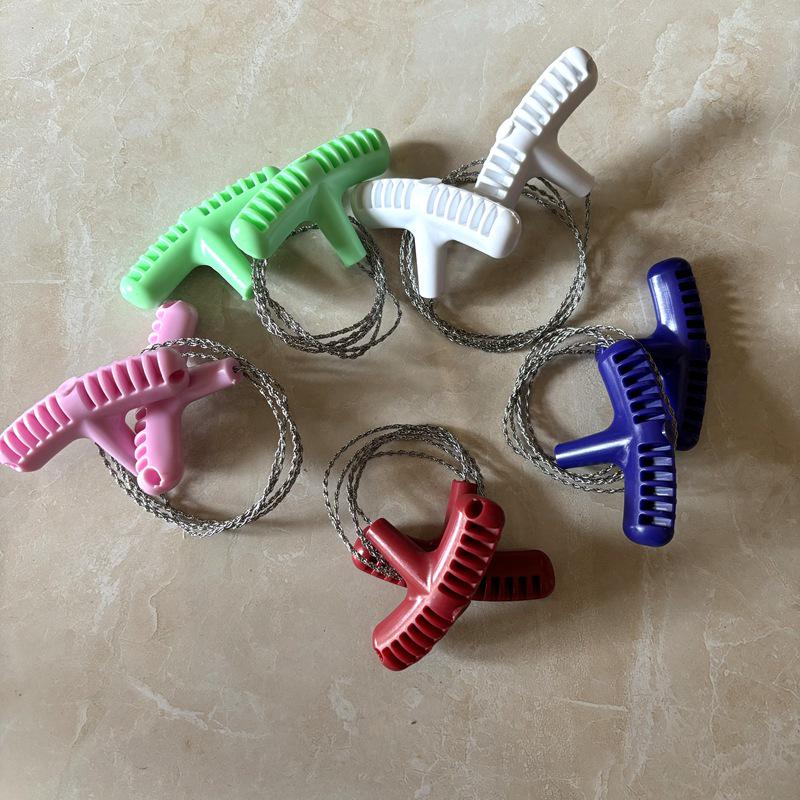 Mini kieszonkowa piła druciana do survivalu na kempingu z rękojeścią PP