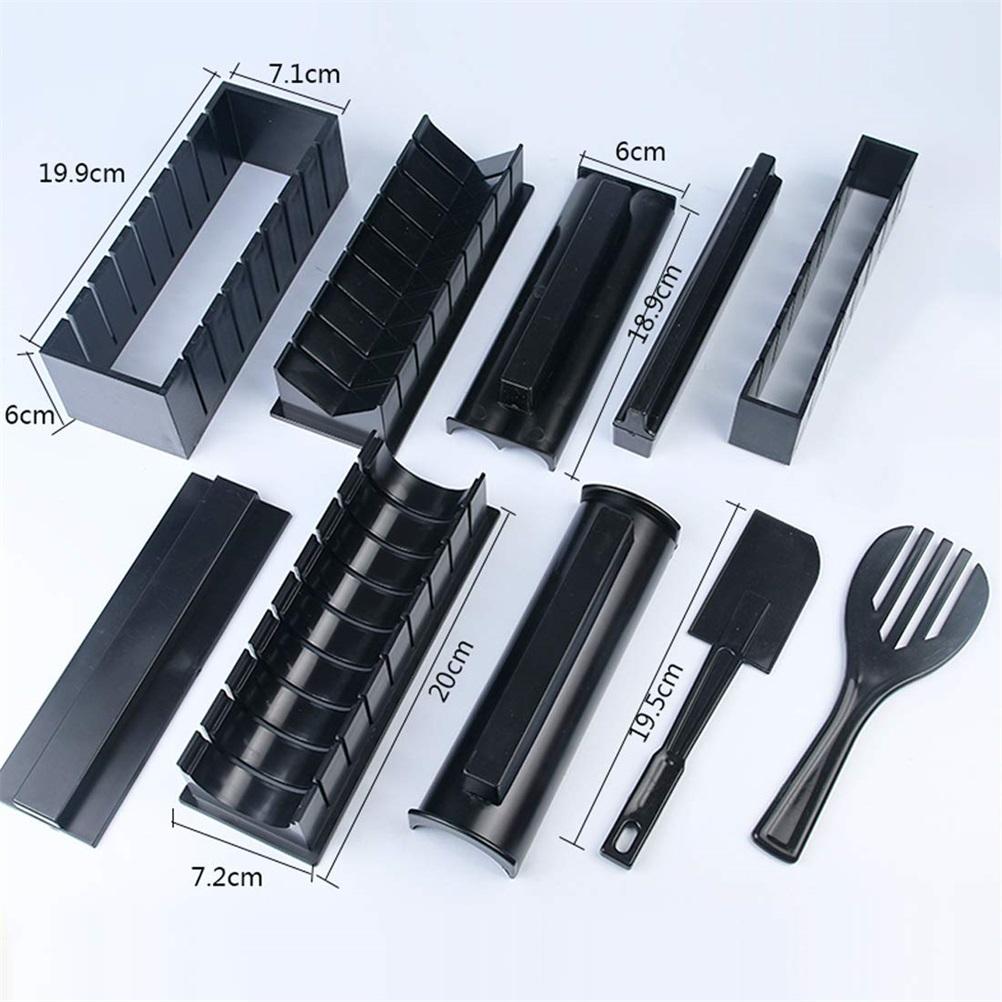 10Pcs Set DIY Sushi Making Kit Kitchen DIY Sushi Tools Rice Roll Molds