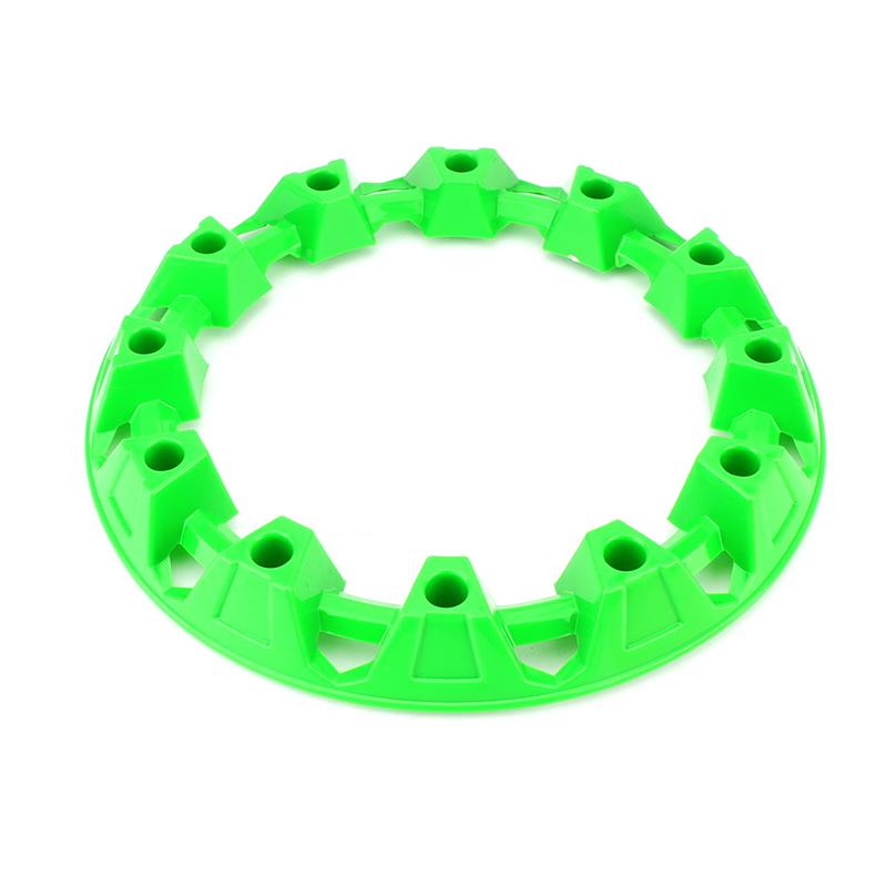 4 Pack 10 Inch Wheels ATV Wheel Trim Rim Caps Hub Protectors Universal Vehicle All Terrain Wheel Plastic Cover Accessories