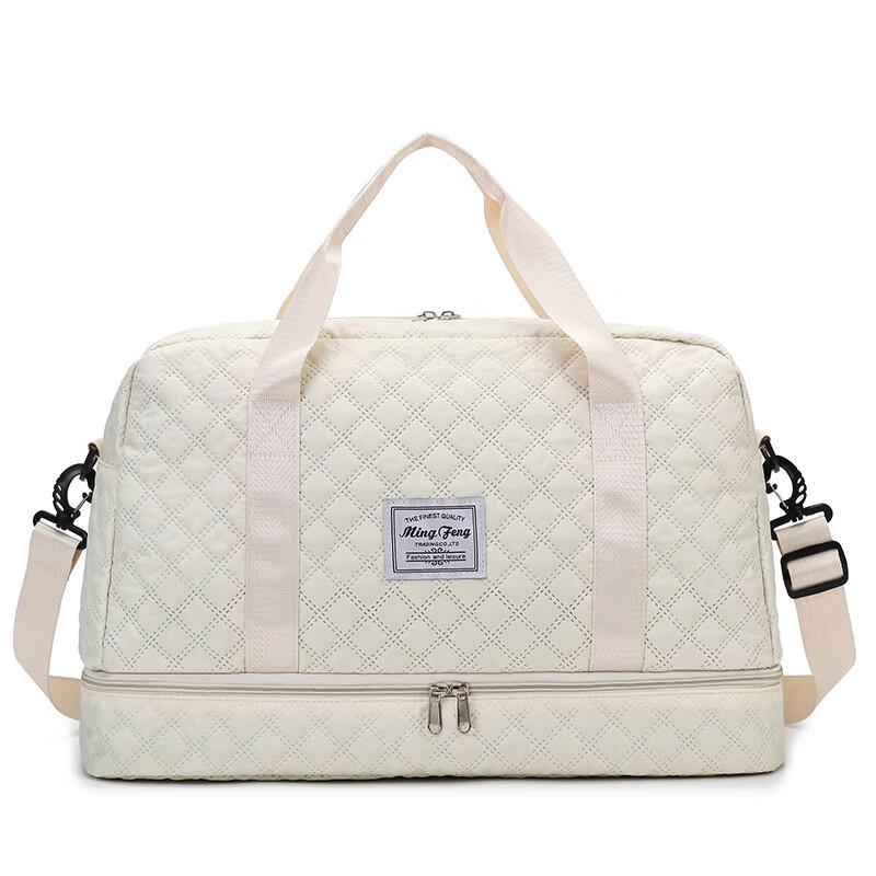 Lishen Large Capacity Quilted Travel Duffle Bag