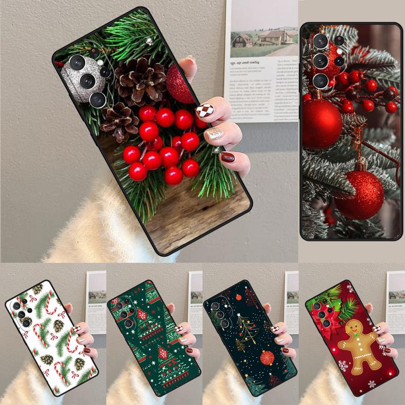 Christmas Tree New Year Art Phone Case for Samsung Galaxy note 10 pro S26 Ultra S23 S24 FE S25 S21 S22 PLUS shockproof Cove