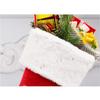 Grandes chaussettes de Noël Ornements à suspendre sur le sapin de Noël pour la maison, le mur, la porte, la cheminée Décorations de fête Cadeaux pour enfants