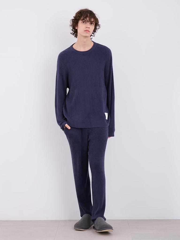 Gelato Pique HOMME Hot Smoothie Rib Pullover PMNT245121 NVY M Men's