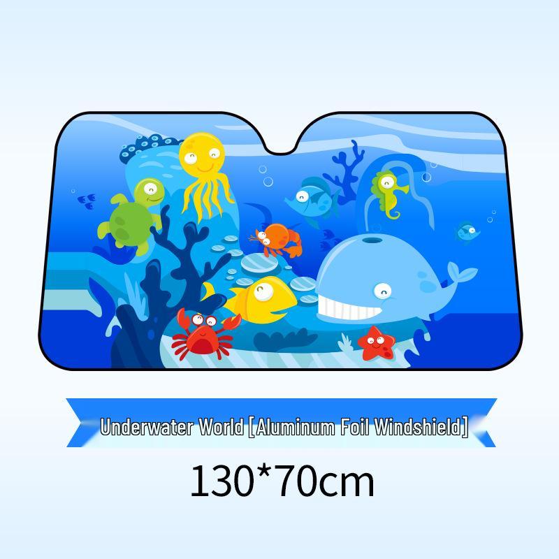 Thickened Car Windshield Sun Shade and Heat Insulation Curtain
