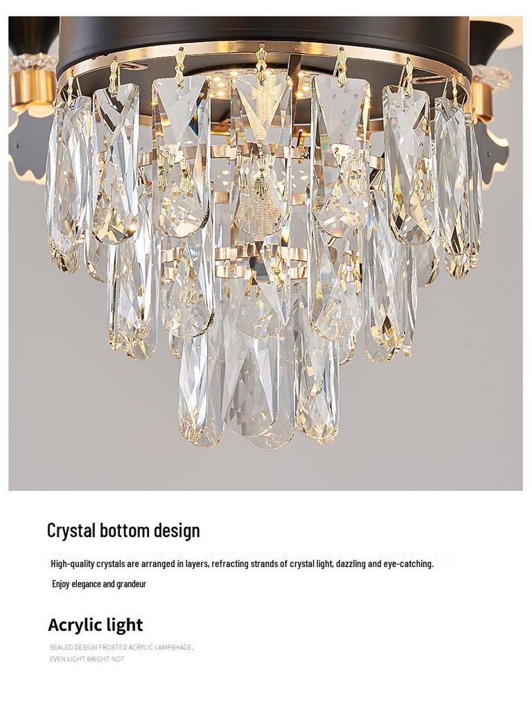 Chinese Style Luminous Crystal Chandelier: Modern Luxury Lighting for Living Rooms and Halls