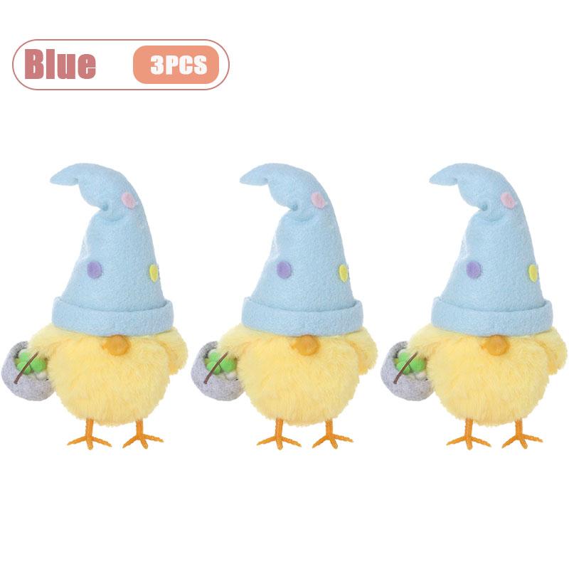 1-5PCS Easter Decor Instagram Cute Egg Chick Doll Ornament Festival Party Gift Home Decoration Seasonal Display
