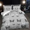 3pcs Butterfly pattern bedding set, 1 quilt cover+2 pillowcase, soft and fashionable home decoration for girls and women bedroom