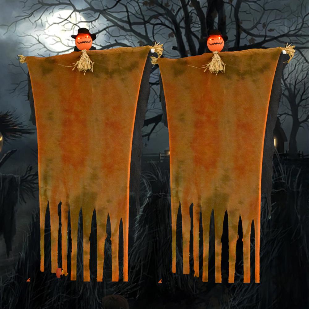 Halloween Hanging Skeleton Ghost Gauze Ornament for Outdoor Decoration