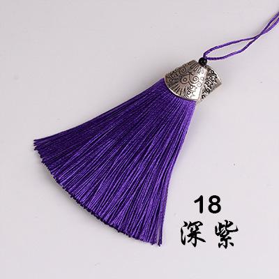 5Pcs 8cm Fish Mouth Tassel - DIY Fringe Trim for Handbag Fragrant Sachet Chinese Traditional Decorative Pendant for Costume Fan
