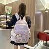 Schoolbag Japanese Sweet Girl Schoolbag College Style High School Junior High School Student Backpack Small Fresh Large Capacity Pain Bag Backpack