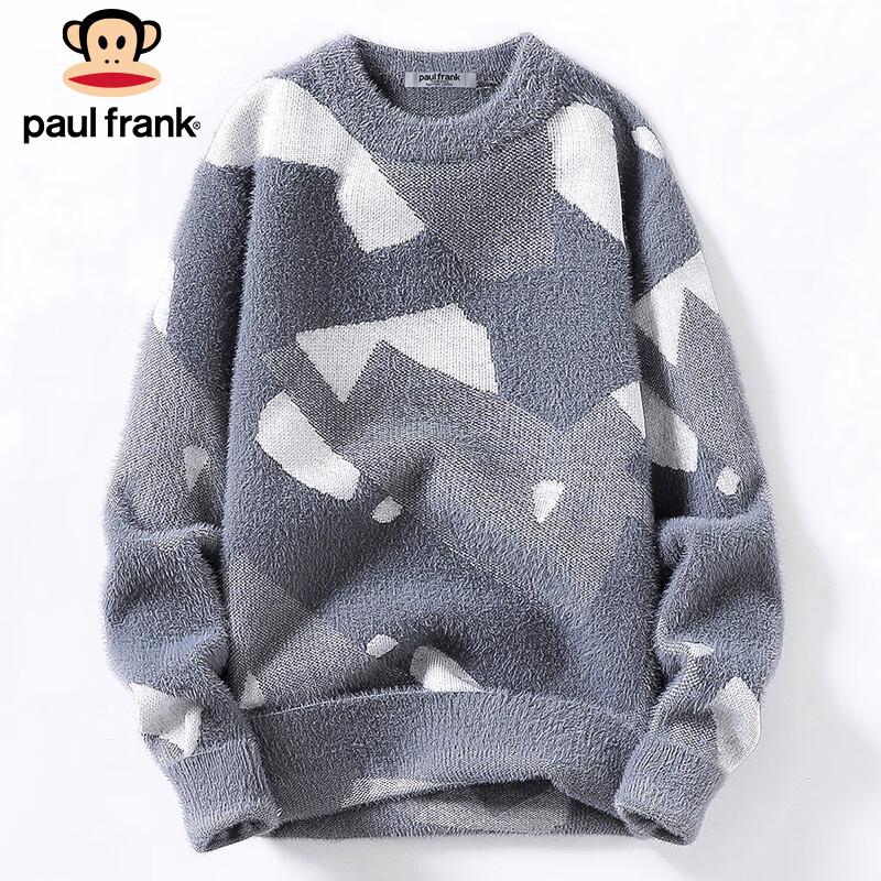 

Paul Frank Men s Embroidered Round Neck Pullover Sweater L