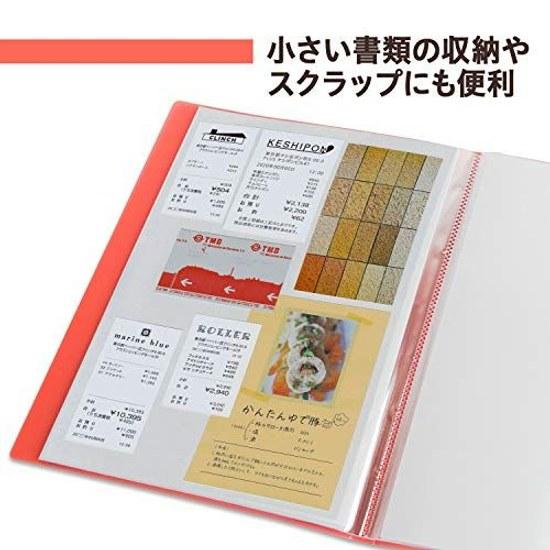 Plus Clear File Transparent Pocket Insert A4 20 Pockets Color Mix 8 Books