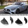 For Mercedes-Benz C E S GLC Class W205 W213 X253 W222 Glossy Black Carbon Look LH Driver Side Mirror Cover Cap Replacement