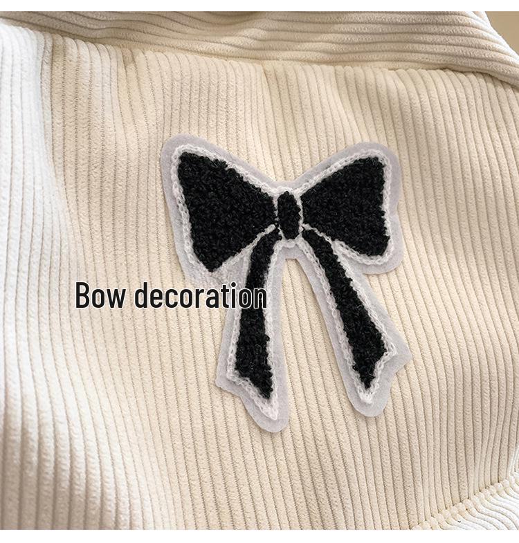 Japoński plecak szkolny z kokardą - stylowy plecak dla uczniów szkół średnich i wyższych