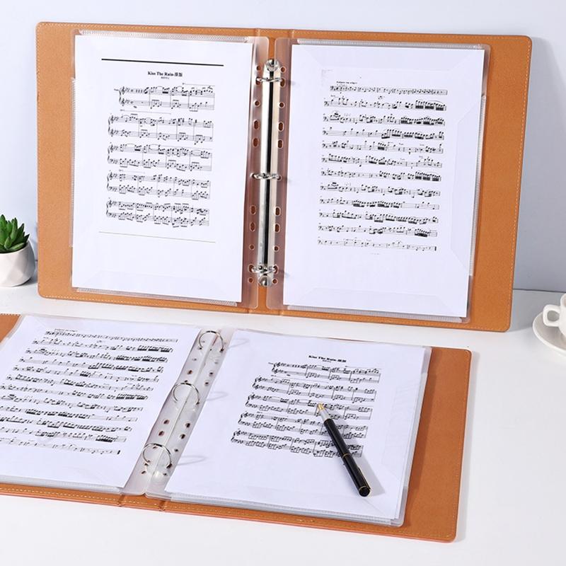Paper Document Storage Folder Music Sheet File Holder Home School Office Supplies Piano Score Folder A4 Size 40 Pockets