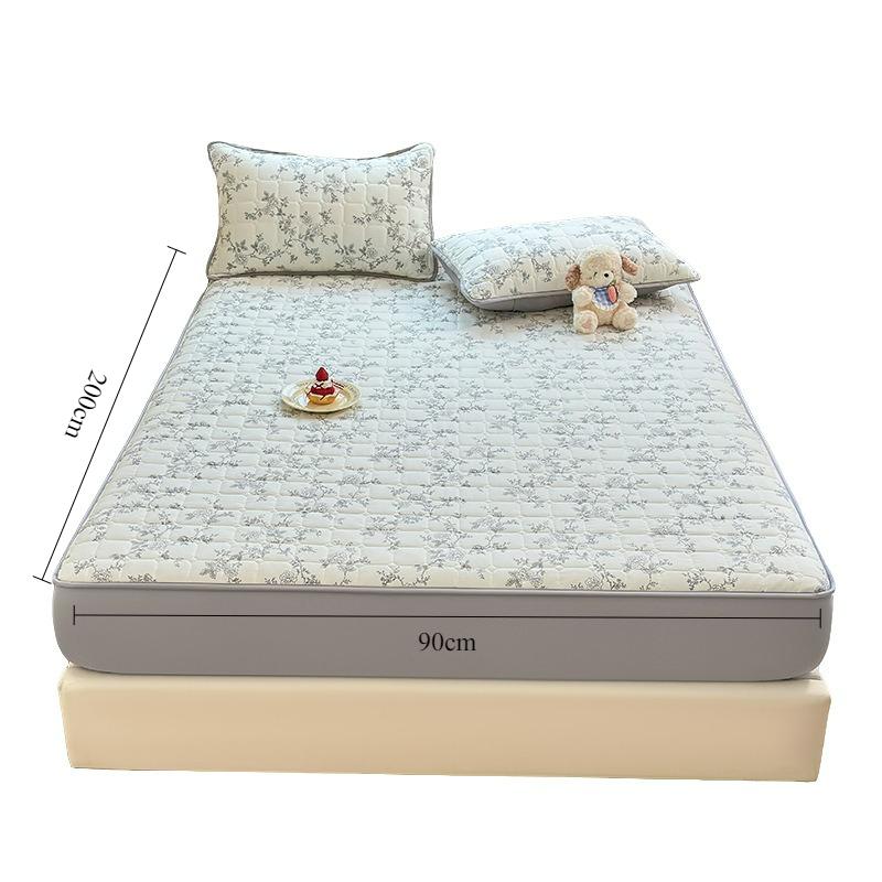 Single-piece Washed Cotton Mattress Universal in All Seasons 2026 New Padded Mattress Cover
