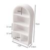 1/12 Dollhouse Simulation Mini Bookshelf Storage Cabinet Model Dollhouse Furniture Decoration Dolls House Living Scene Ornament