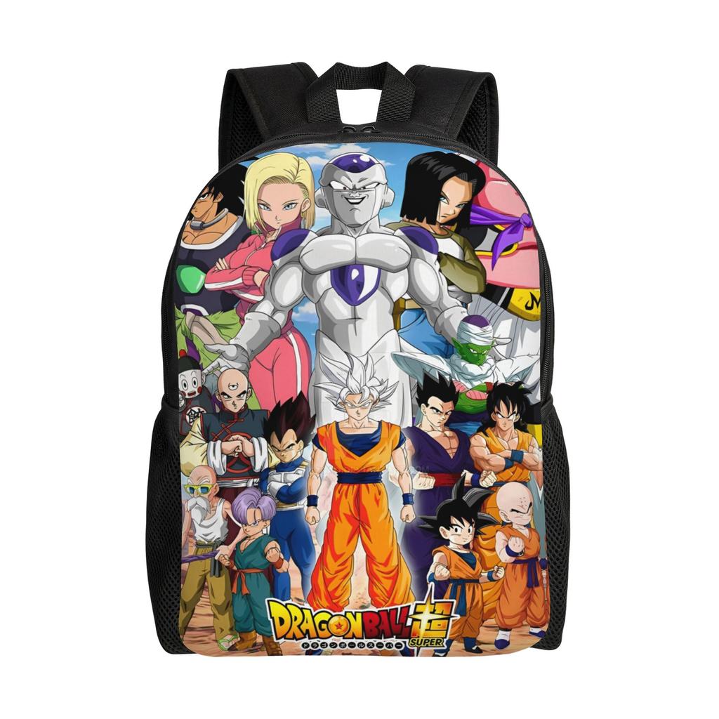 Dragon Ball Backpack for Men Women Cool Student Work Daypack  Laptop Computer Canvas Bags Outdoor