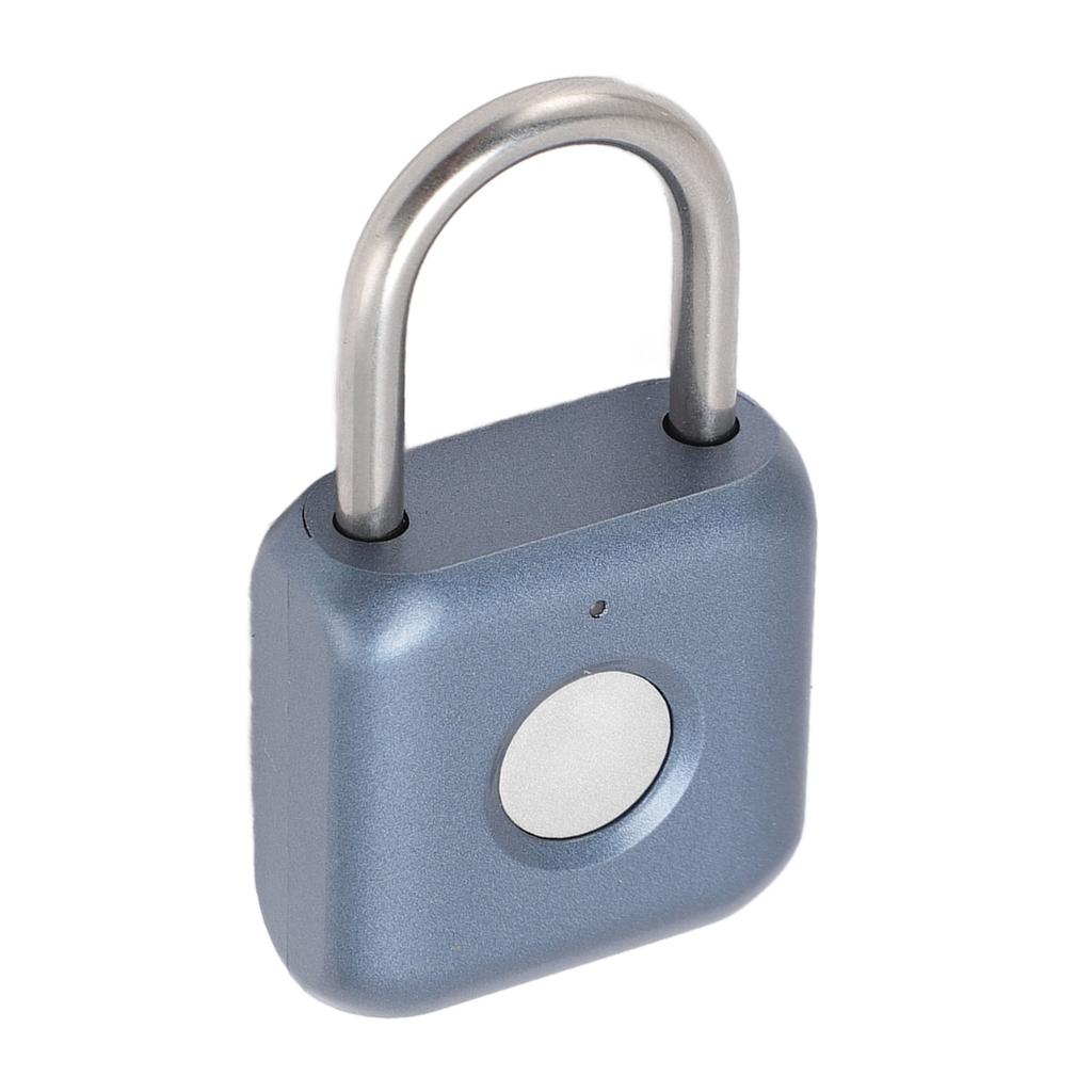 Fingeravtryckshänglås USB Uppladdningsbart Vattentätt Smart Hänglås med Nyckellös Biometri för Gym Sport
