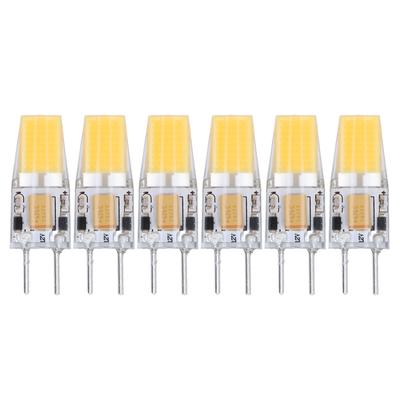 6 ks žárovky GY6.35 5W AC DC12V COB žárovka Energeticky úsporná silikonová žárovka pro stropní svítidlo do obývacího pokoje