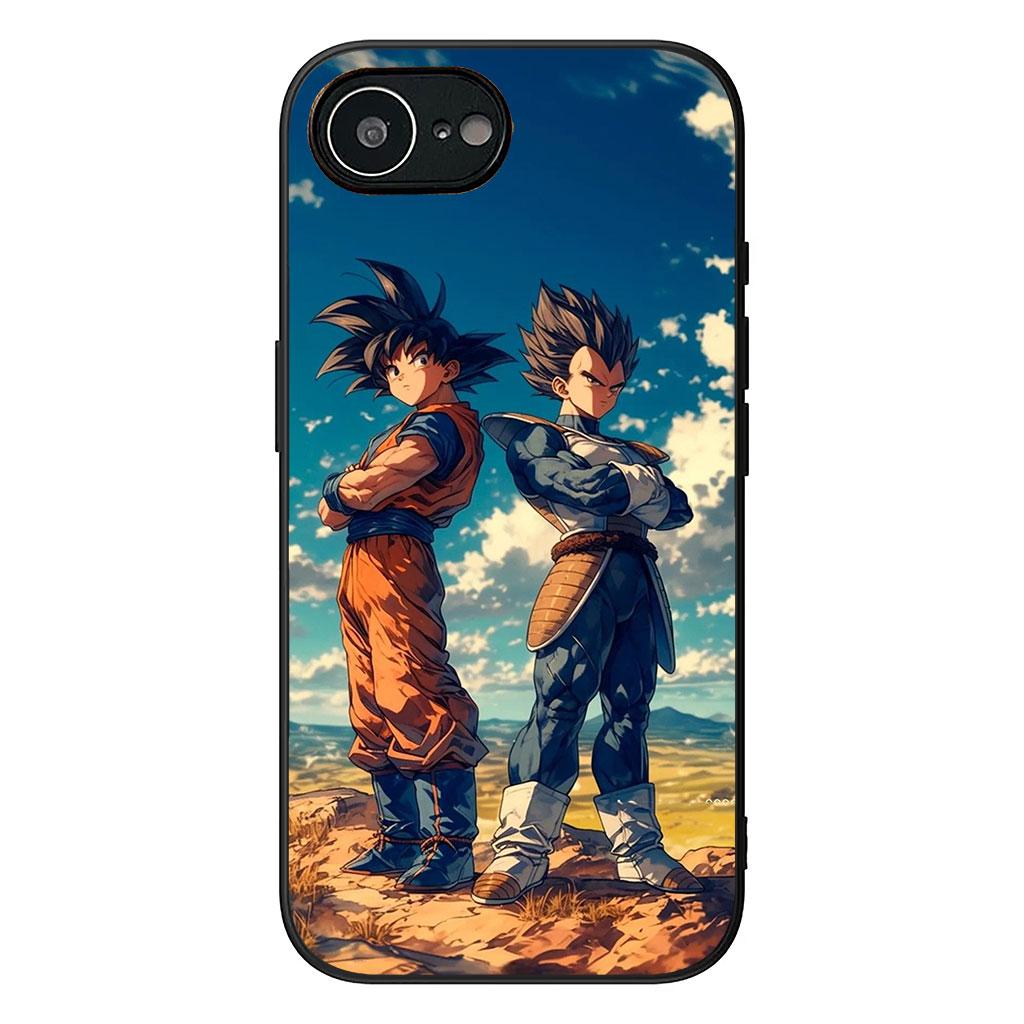 Super Vegeta Dragon Son Goku Ball Phone Cover Case for Apple iPhone 16 15 14 Plus 13 12 Mini 17 Pro Max + ProMax 16E Air 16+