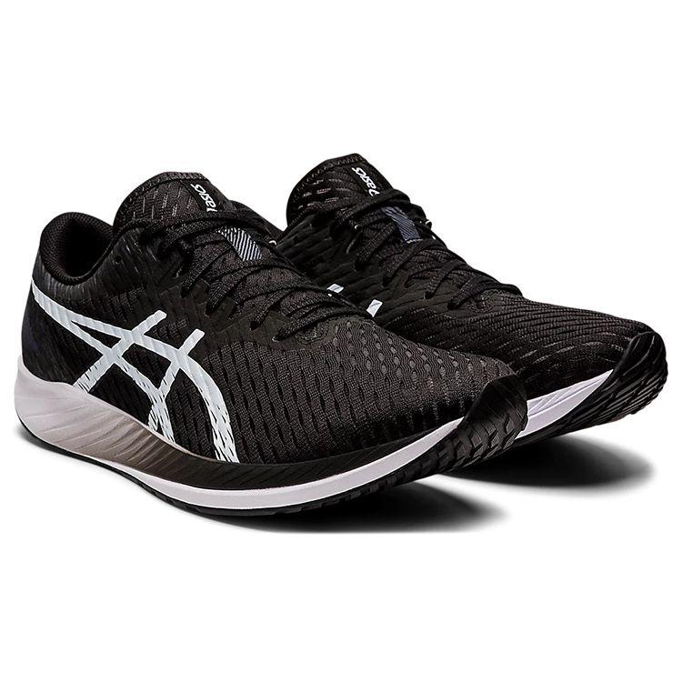 Asics Hyper Speed 1 Comfortable Fashionable Trendy Fabric Low Top Running Shoes Men sneaker Black White 1011B394-001