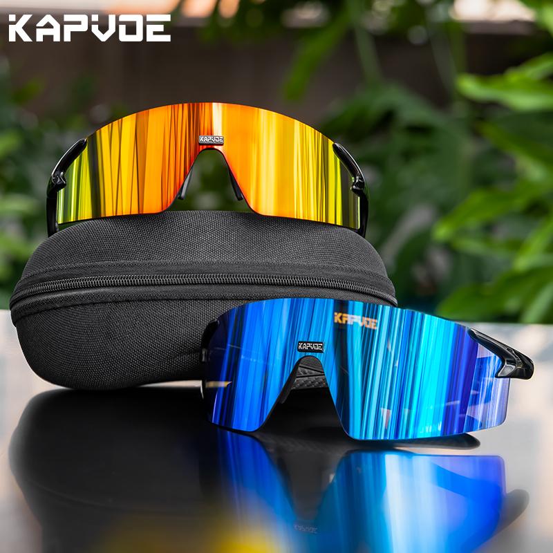 Kapvoe Cycling Glasses Men Sports Sunglasses Road Bike Mtb Mountain Bicycle Riding Protection Goggles Racing Riding Eyewear 7