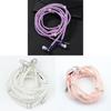 Fashionable Jewelry Pearl Necklace Earphones Mic Beads For Elegant Listening Experience