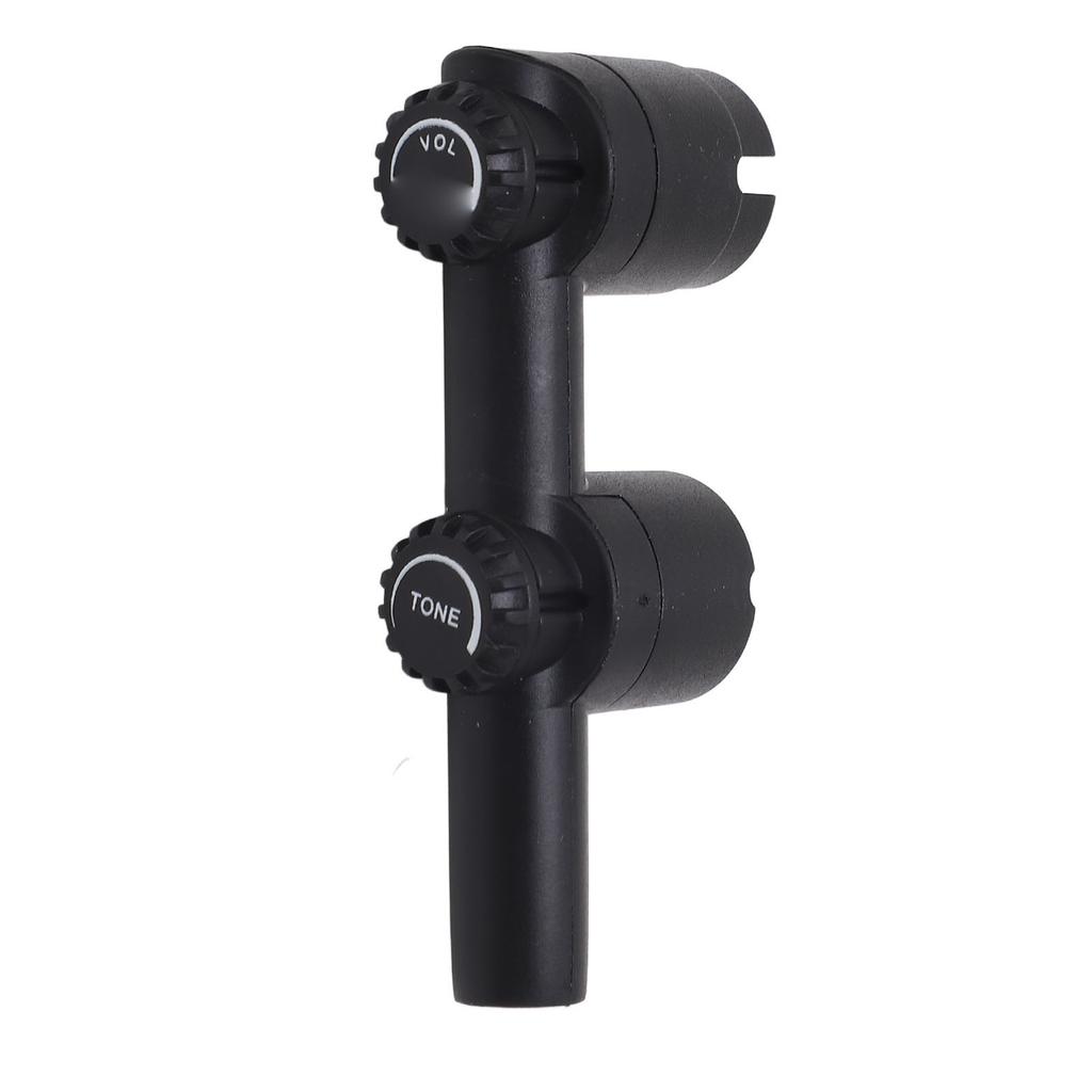 Kazoo Pickup Double Holes with Cable Professional Plug and Play Flute Microphone Instrument