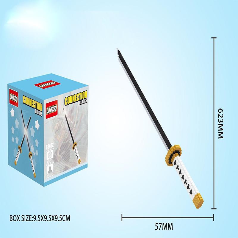 One Piece Zoro Shusui Sandai Kitetsu Building Block Toy Figure Toys Educational