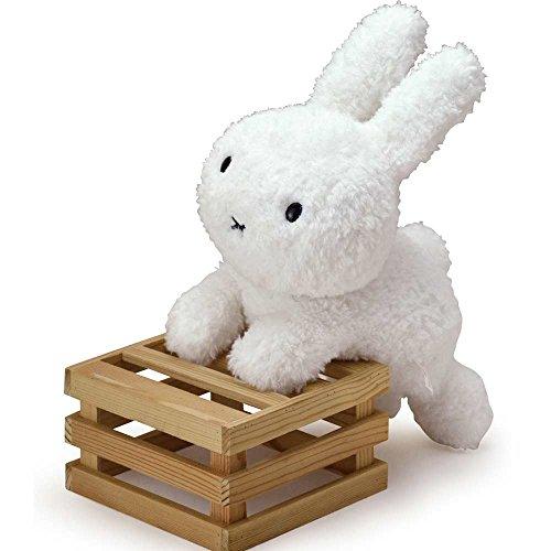 Sekiguchi Dick Bruna Miffy Cuddly Lying Down Plush Toy - Rabbit (approx. 25cm tall)