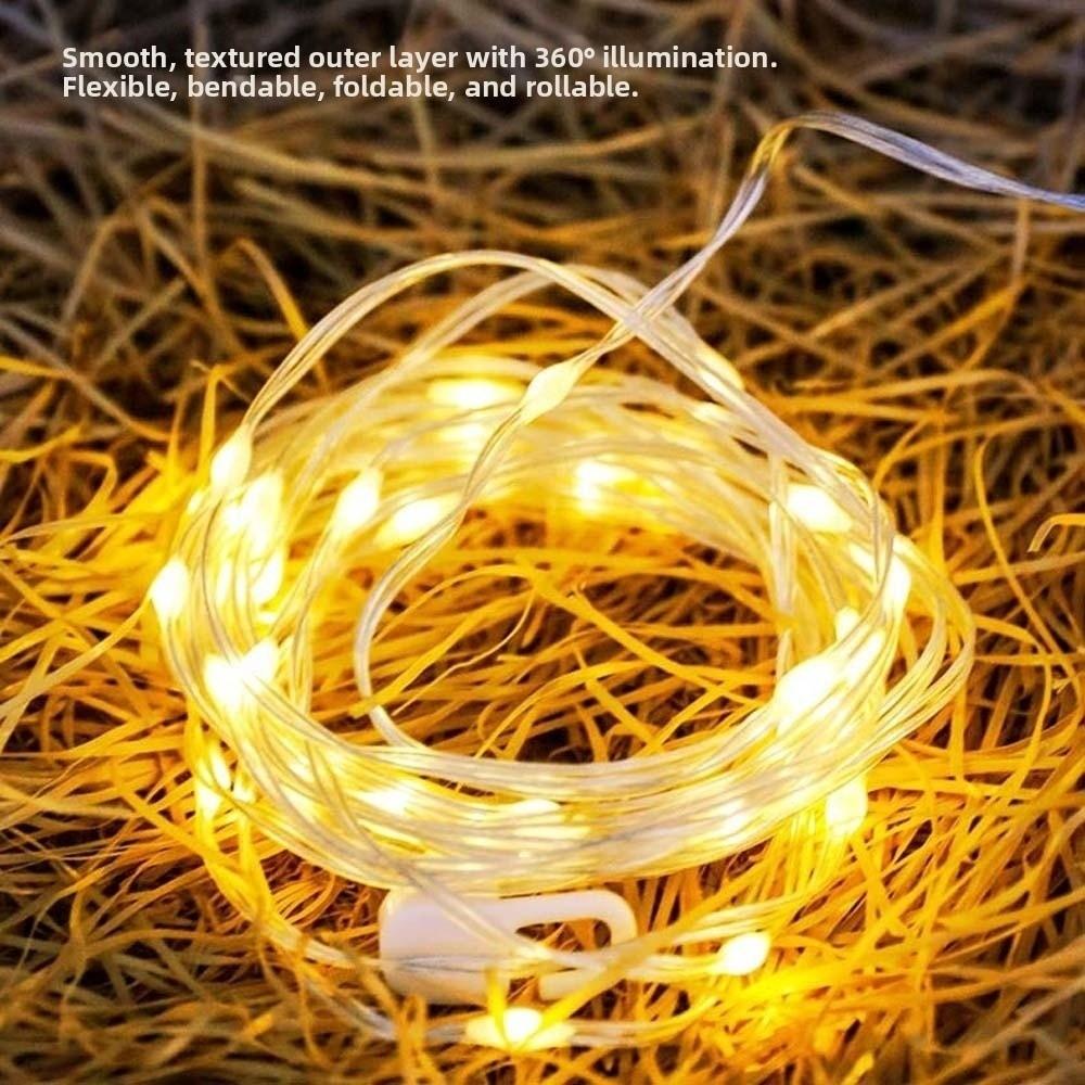 Recyclable Light String Camping Lantern Waterproof Retro Tent Lamp  Yard