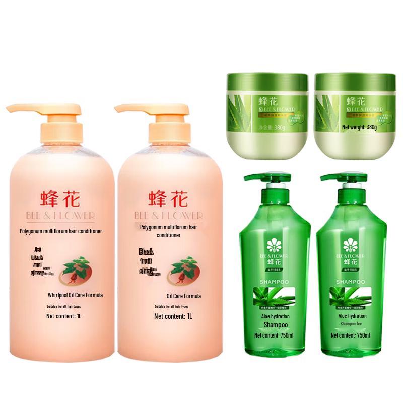 Bee & Flower Fo-ti Hair Care 6-Piece Set