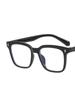 Oversized Rectangular Eyeglasses Spectacle Frame Frame Ladies Classic Anti-blue Light Vintage Fashionable Decorative Eye Glasses for Girls