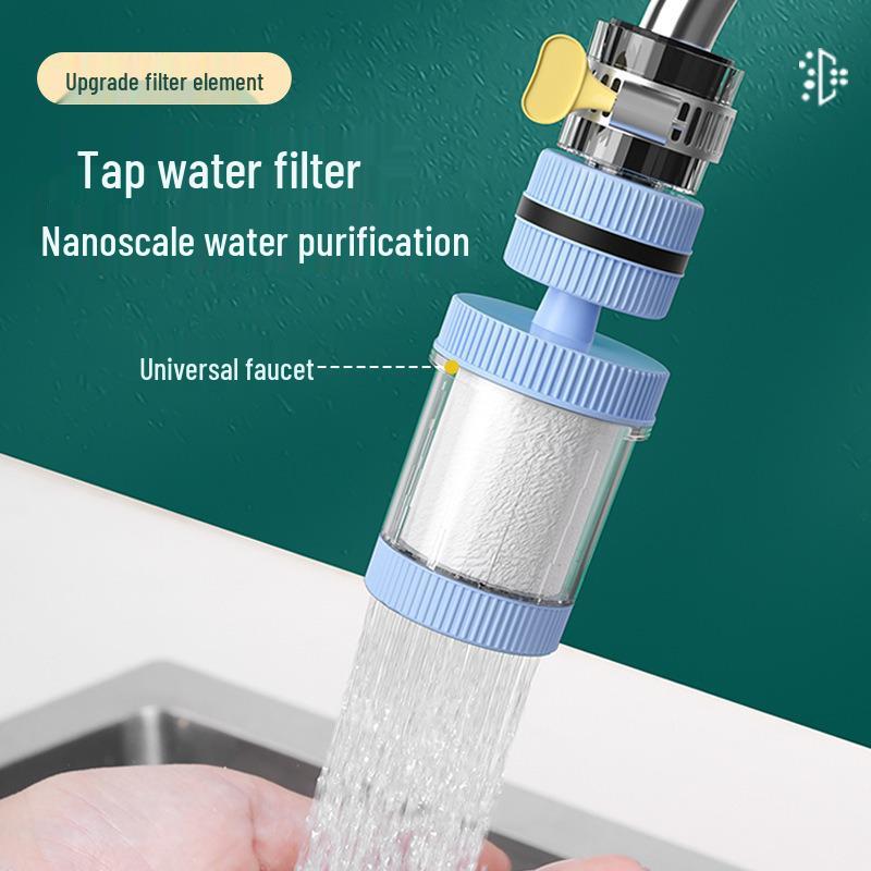 2026 360° Rotating Shower Head with Washable Filter, Splash-Proof Water Purifier for Kitchen Faucets