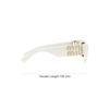 Miu Miu Logo Cat Eye Sunglasses Women sunglasses White MU09WS1425S0