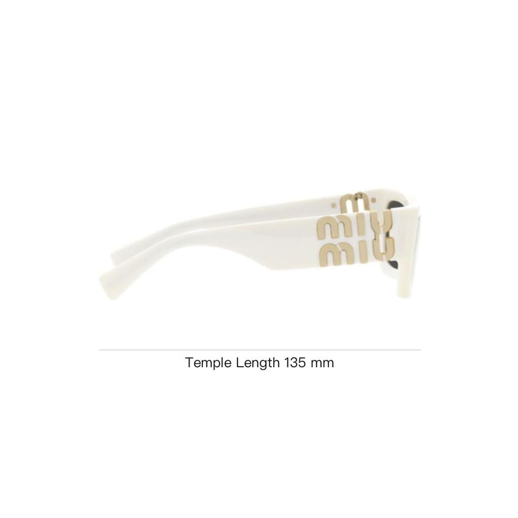 Miu Miu Logo Cat Eye Sunglasses Women sunglasses White MU09WS1425S0