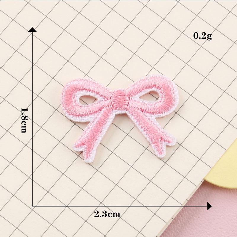 

Вышитая этикетка пентаграмма бант самоклеящаяся нашивка наклейка аксессуары для одежды значок самоклеящаяся вышитая наклейка на ткань B4L-C-2-4 * Self-adhesive