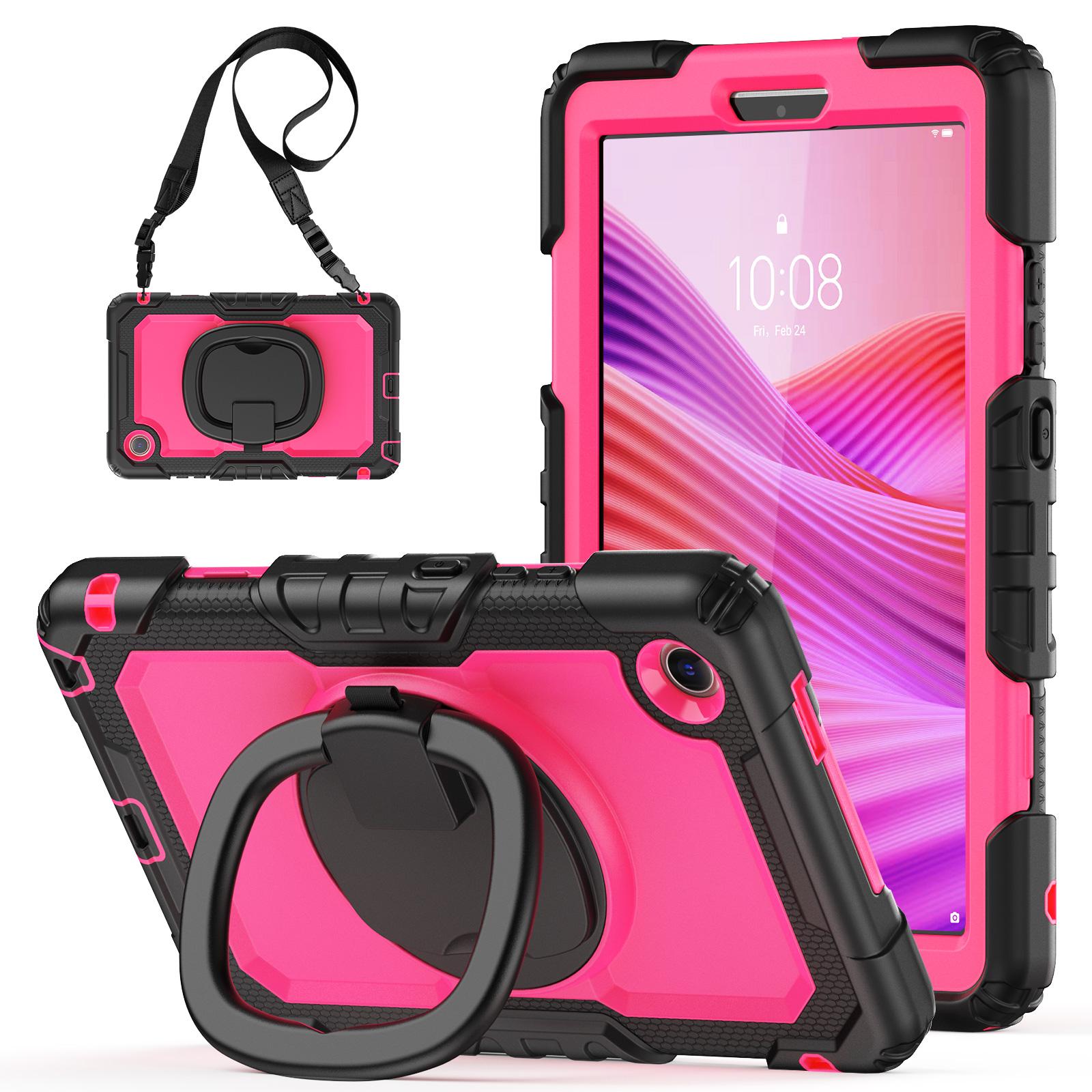 

For Lenovo Tab K9 TB305FU Kickstand Case PC + Silicone Tablet Cover with Shoulder Strap I